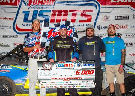 Jake O'Neil sweeps Amarillo Ambush at Route 66 Motor Speedway