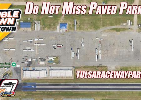PAVED PARKING IS LIMITED AND GOING QUICKLY for Double Down in T-Town!