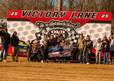 Kyle Beard picks up first checkered flag of 2025 at Old No. 1 Speedway