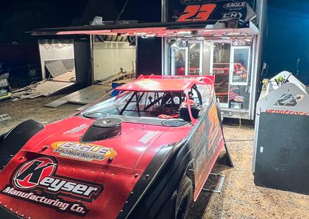 Cory Hedgecock third in weekly show at I-75 Raceway