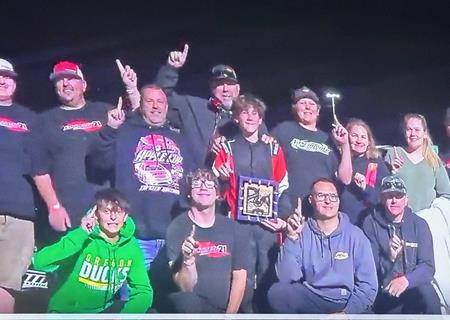 Cancilla dominates his first Super Late Model race