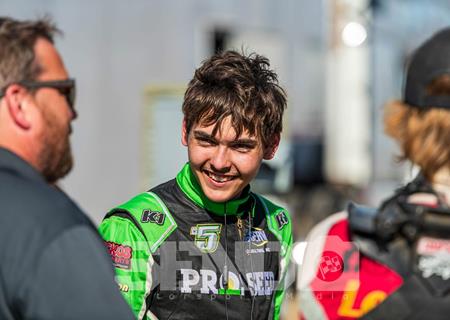 Gage Pulkrabek spends birthday weekend on the road