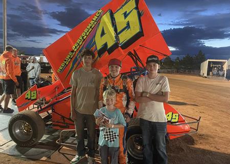 Bradley Cox drives to a top-five at El Paso; Port City Raceway midget start ahea