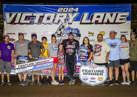 Gustin outduels Chris Simpson for Night 1 victory at Lucas Oil MLRA Fall Nationa