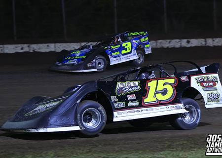 7th-place result for Justin Duty in Illinois Valley Showdown finale