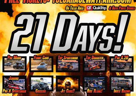 21 Days until the BIGGEST PARTY in Tulsa!