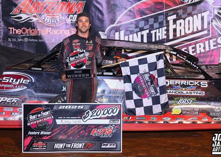 Ricky Weiss collects $20,000 in Hunt the Front Super Dirt Series opener at I-75