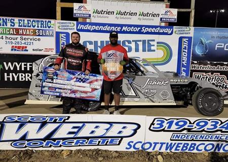 Berry on top in Modified at Independence Motor Speedway