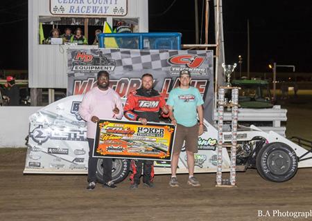 TBJ tops Dark Side Fall Bash finale at Cedar County Raceway