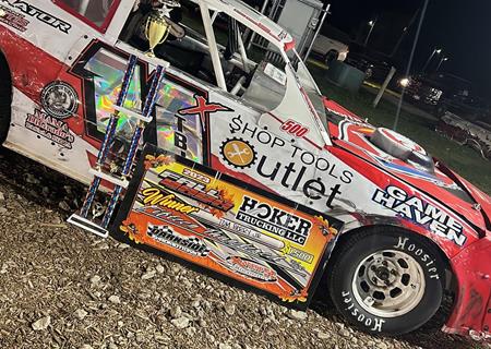 Tom Berry Jr. grabs Stock Car victory in Fall Bash at Cedar County Raceway
