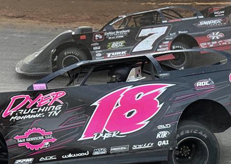 11th-place finish in Jim Arnwine Memorial at Tazewell Speedway