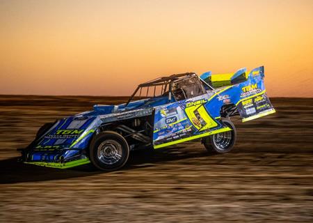 Nick O'Neil attends Duel in the Desert at The Dirt Track at Las Vegas