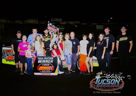 Nick O'Neil adds track championship and 10th win at Tucson Speedway