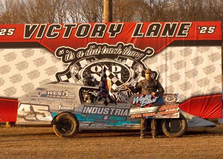 Holland doubles up with wins at Hattiesburg and Old No. 1 Speedways