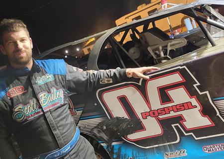Tad Pospisil Rolls To Iowa Podiums With The Malvern Bank Super Late Models