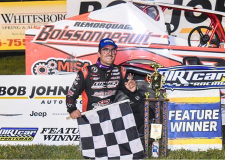 Donovan Lussier Lands DIRTcar Sportsman Series Win at Can-Am