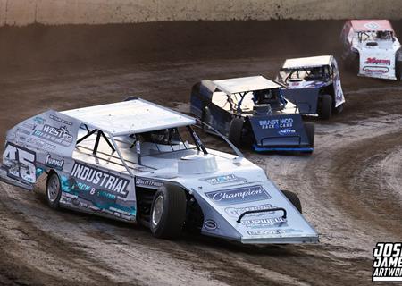 Podium result for Holland at Tri-City Speedway on Memorial Day weekend