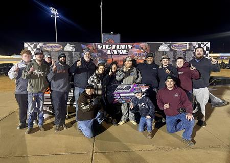 Dalton Jacobs shakes bad luck for 525 Late Model victory at Fayetteville Motor S