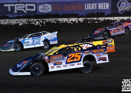 Dillon McCowan competes in 35th Prairie Dirt Classic at Fairbury Speedway