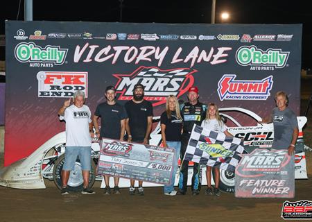 Tony Jackson Jr. is victorious at Quincy Raceways