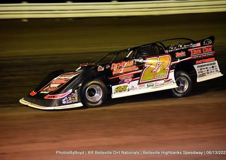 Fourth-place finish in Belleville Dirt Nationals finale