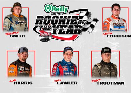 Five Drivers to Compete for O’Reilly Auto Parts Rookie of the Year in 2024