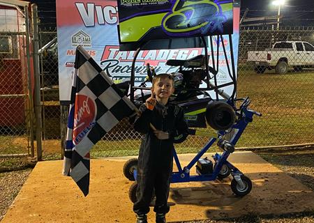 Tanner Kay captures first checkered flag of 2025 at Talladega Raceway Park