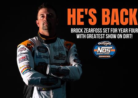 Brock Zearfoss to rejoin World of Outlaws Sprint Car Series in 2024