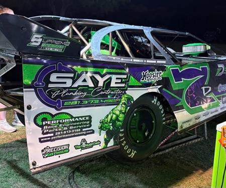 Top-5 showing at I-37 Speedway for Austin Theiss