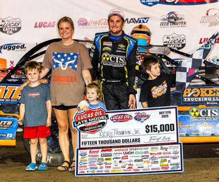 Ricky Thornton Jr. Doubles Up with Street Stock and Late Model Wins