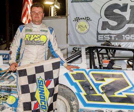 Ashton Winger finds Senoia Raceway victory lane after rough week at Eldora Speed