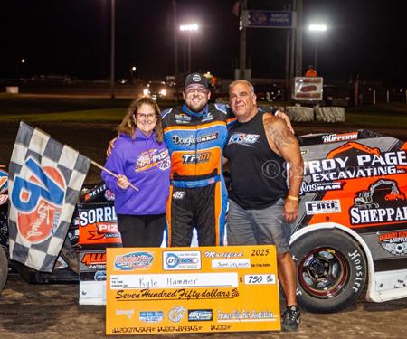 Kyle Hammer grabs third Farmer City victory of 2025 on Friday night
