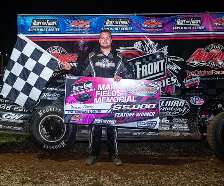 Payton Freeman collects $5,000 in first Hunt the Front Super Dirt Series triumph