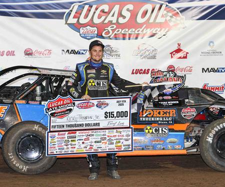 Thornton dominates opener at Lucas Oil Speedway's CMH Diamond Nationals