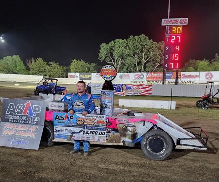 Mullens claims Topless at the Creek victory
