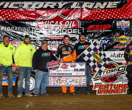 Ricky Thornton Jr. Banks $15,000 Buckeye Spring 50 at Atomic Speedway