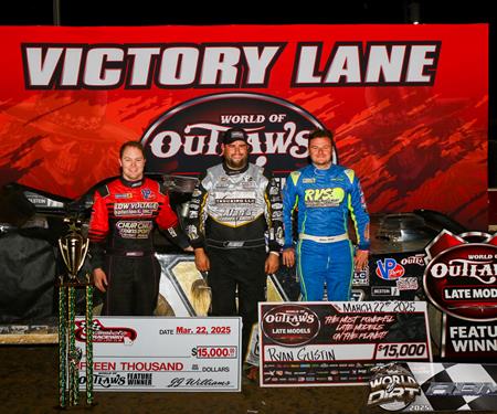 Ashton Winger runner-up with World of Outlaws in Swainsboro Raceway finale