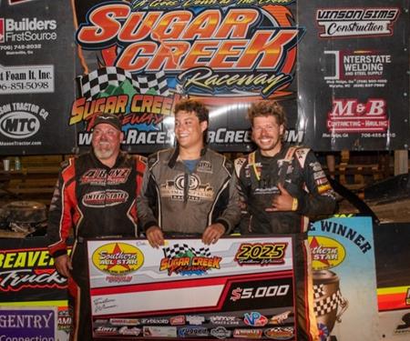 Podium finish with Southern All Stars at Sugar Creek Raceway