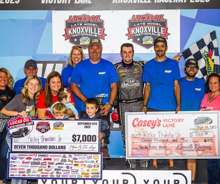 Thornton’s Last Lap Pass Nets Knoxville Preliminary Victory