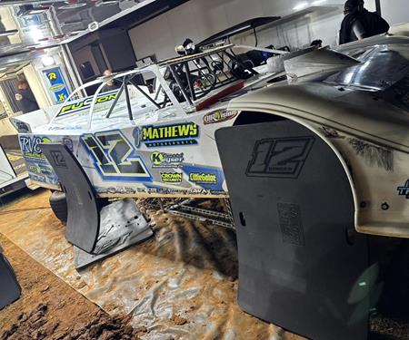 Mid-race flat tire knocks out Ashton Winger in Alabama Gang 100 at Talladega
