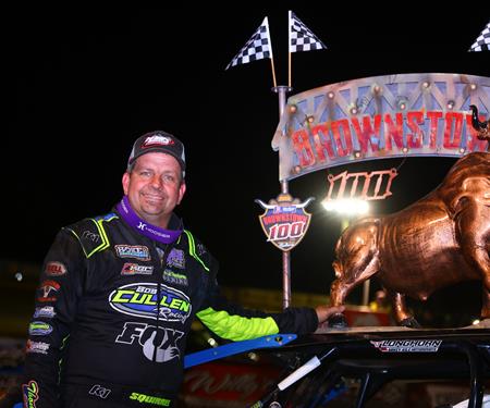 Brian Shirley grabs $10,000 payday with MARS Late Models at Brownstown Bullring