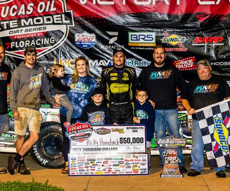 Ricky Thornton Jr. Triumphs in Jackson 100 at Brownstown Speedway