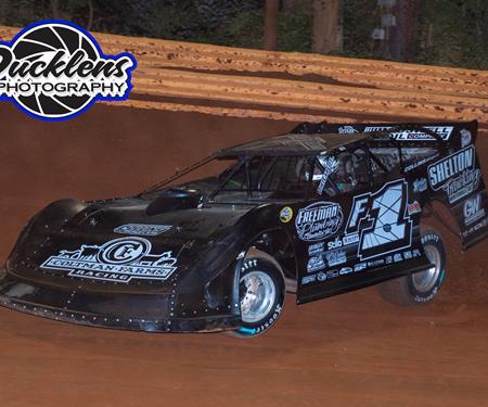 Runner-up score in Gumbo Nationals at Greenville Speedway