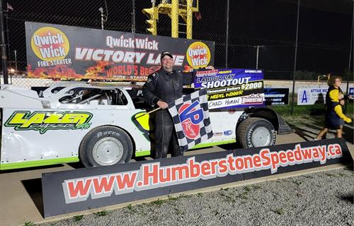 First Super Late Model Win Scored by Homan