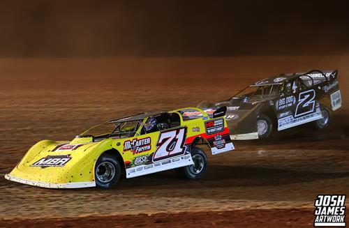 Mack McCarter races into Hunt the Front Super Dirt Series season opener at I-75