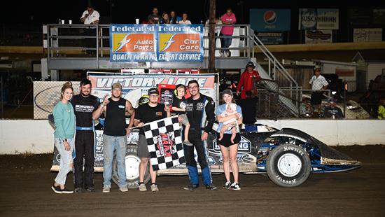 Blaze Burwell, Timmy Hill, Trey Harris, Josh Hawkins, Austin Harris & Cruz Griffaw take wins at Federated Auto Parts Raceway at I-55