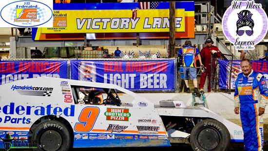 Ken Schrader, Dean Hoffman, Lee Stuppy, Terry McCann, Josh Callahan & Cruz Griffaw takes wins at I-55 Federated Auto Parts Raceway Park!