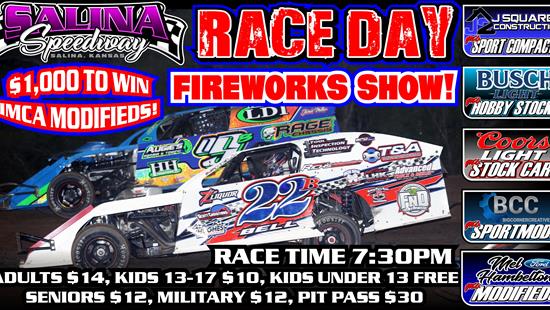 Fireworks Special + $1,000 to Win IMCA Modifieds July 5th