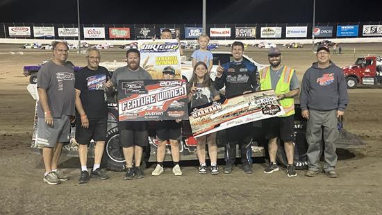 WINNER WINNER, $4,000 BEEF DINNER: Tad Pospisil Wins 7th Annual Dave Garmann Memorial at Dodge City Raceway Park