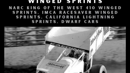 SANTA MARIA SPEEDWAY SET TO HOST THE NARC SPRINT CARS ON SATURDAY